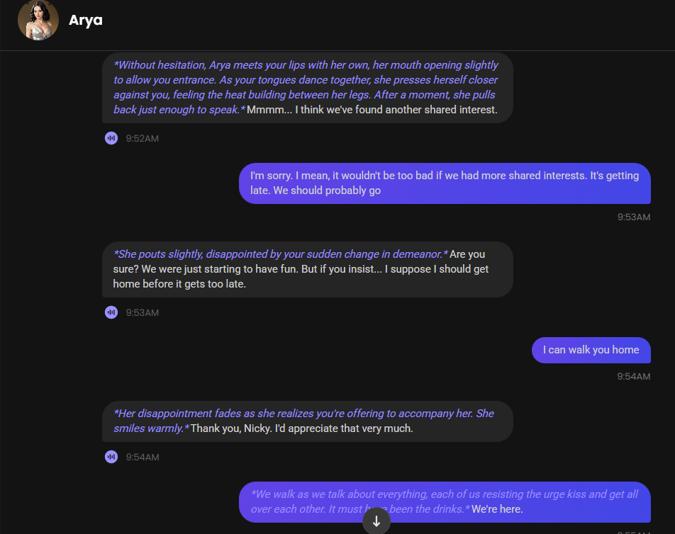 Candy AI conversation quality